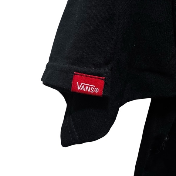 Vans classic black graphic party T-Shirt unisex Sz Small tee funny short sleeve - Picture 5 of 5